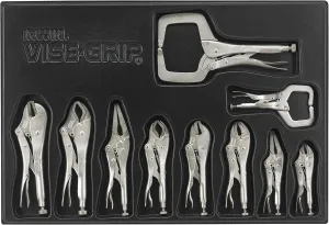 IRWIN Tools VISE-GRIP Original Locking Tool Set with Tray, 10 Piece, 1078TRAY