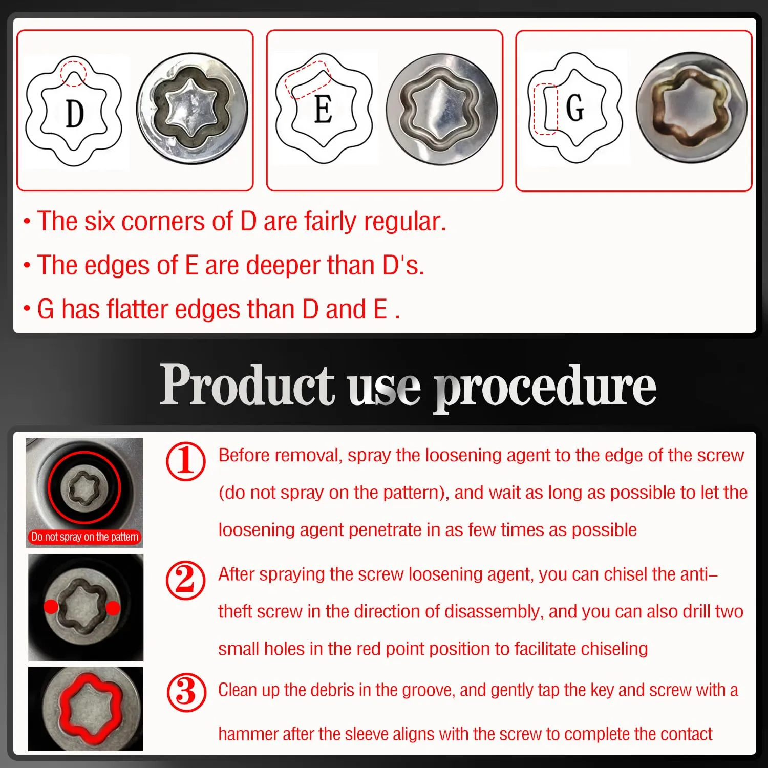 J-Wheel Locking Nut Key Compatible with Toyota Models, Lexus, Tacoma, Wheel Lock Nut Socket Adapter, Anti-Theft Lug Removal Tool, Socket Remover Hand Repair Tool