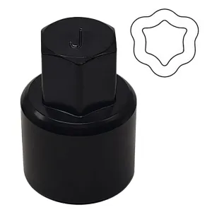 J-Wheel Locking Nut Key Compatible with Toyota Models, Lexus, Tacoma, Wheel Lock Nut Socket Adapter, Anti-Theft Lug Removal Tool, Socket Remover Hand Repair Tool