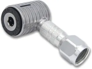 JACO Lightning XP Locking Presta Air Chuck for Bike Tires - 1/4" F-NPT (Open Flow) | Quick-Connect Presta Attachment for Tire Inflators (Patented)