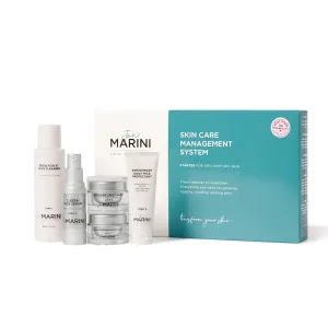 Jan Marini Starter Skin Care Management System - Travel-Size Skin Product Set with Cleanser, Face Serum, Face Lotion, Face Cream & Face Protectant - Skin Care System for Dry or Very Dry Skin Skin