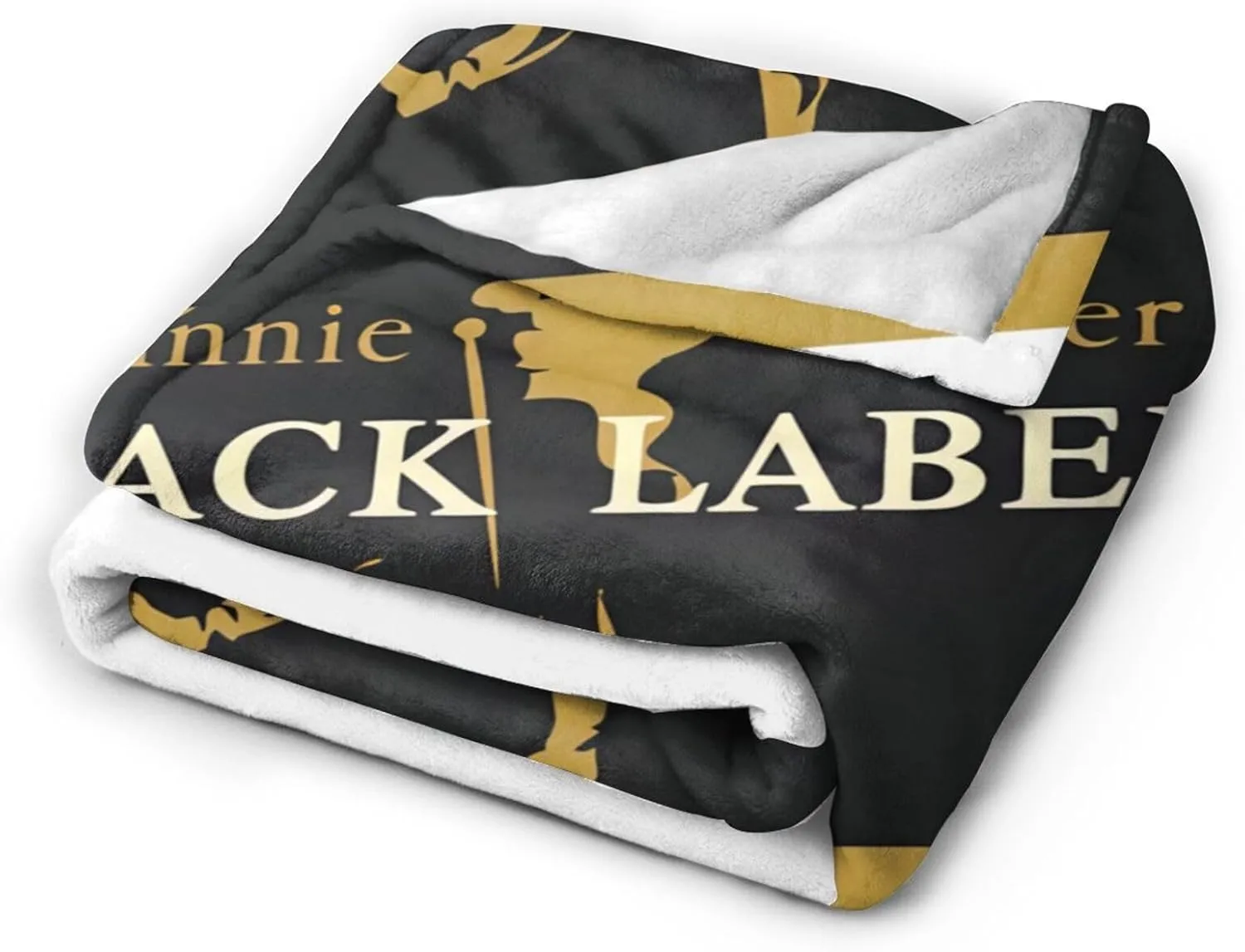 Johnnie Come and Walker Throw Blanket Lightweight Cozy Warm Breathable Flannel Blankets for Home Outdoor Decorative Comfy Sofa All Season 80"x60"