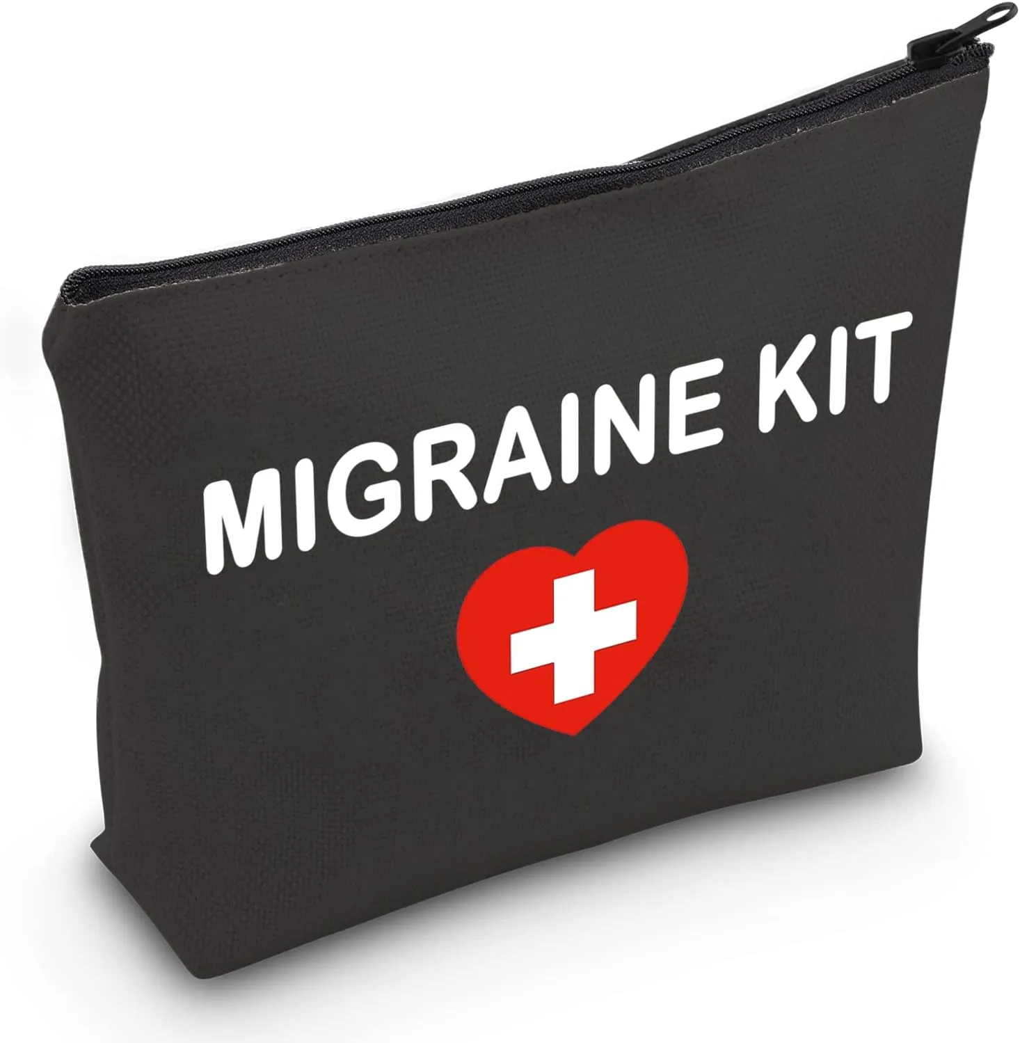 JXGZSO Migraine Medication Bag Pouch for Meds - Gift for Migraine Sufferer (MIGRAINE KIT B)