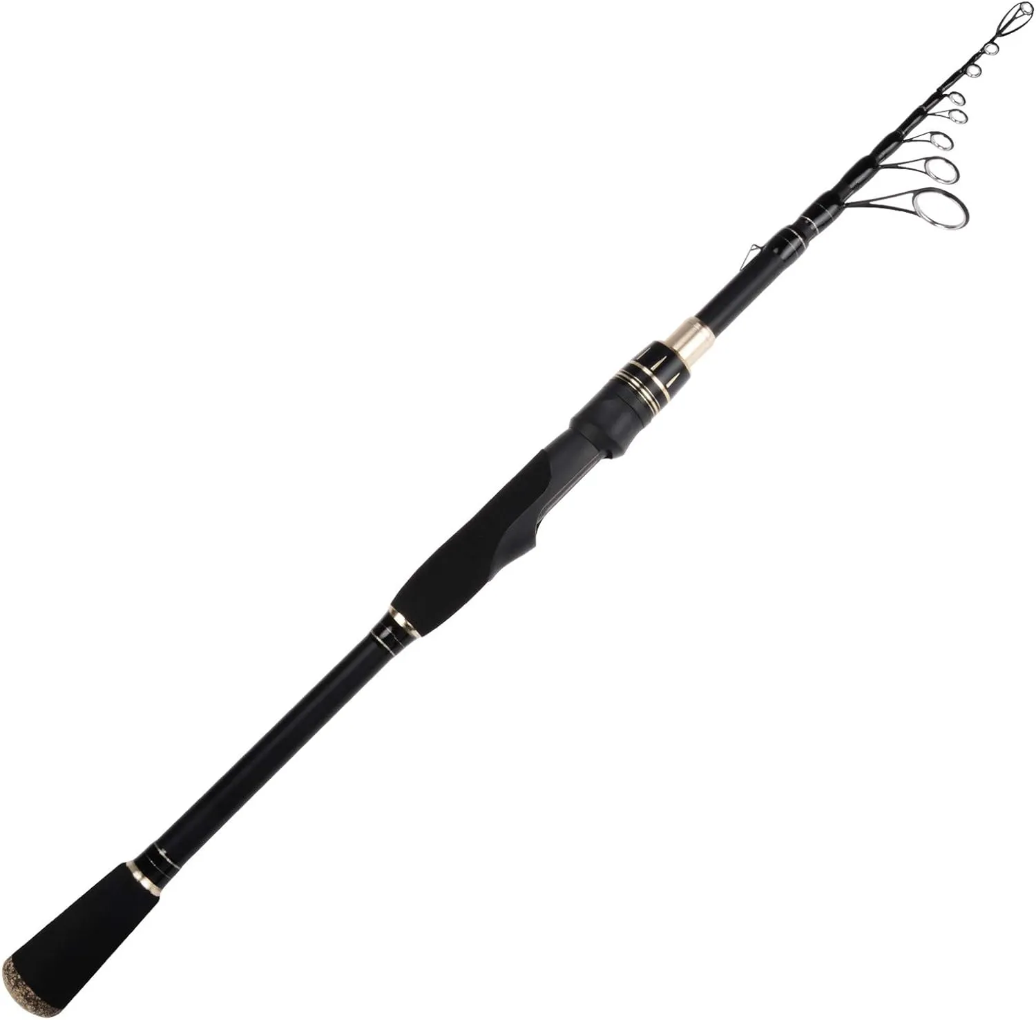 KastKing Blackhawk II Telescopic Fishing Rods, Spinning 6ft 6in-Fast-ML Power