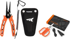 KastKing Cutthroat 7 inch Fishing Pliers and Paradox 4.5-Inch Fishing Scissors