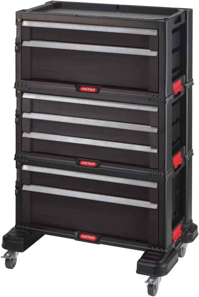 Keter Tool Trolley 7 Drawers 60 x 38 x 83 cm