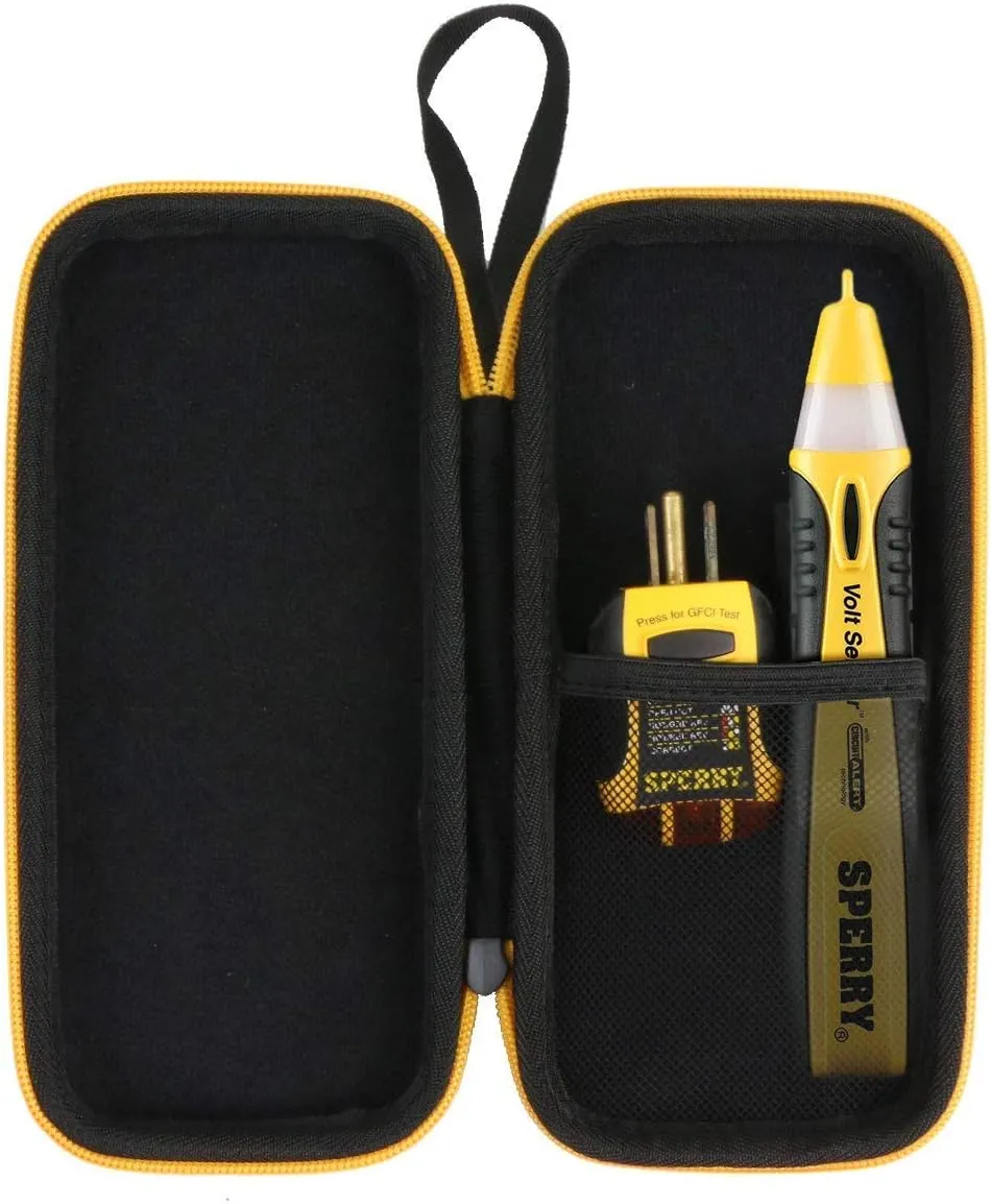 khanka Hard Travel Case Replacement for Sperry Instruments STK001 Non-Contact Voltage Tester Electric Outlet Tester, Case Only