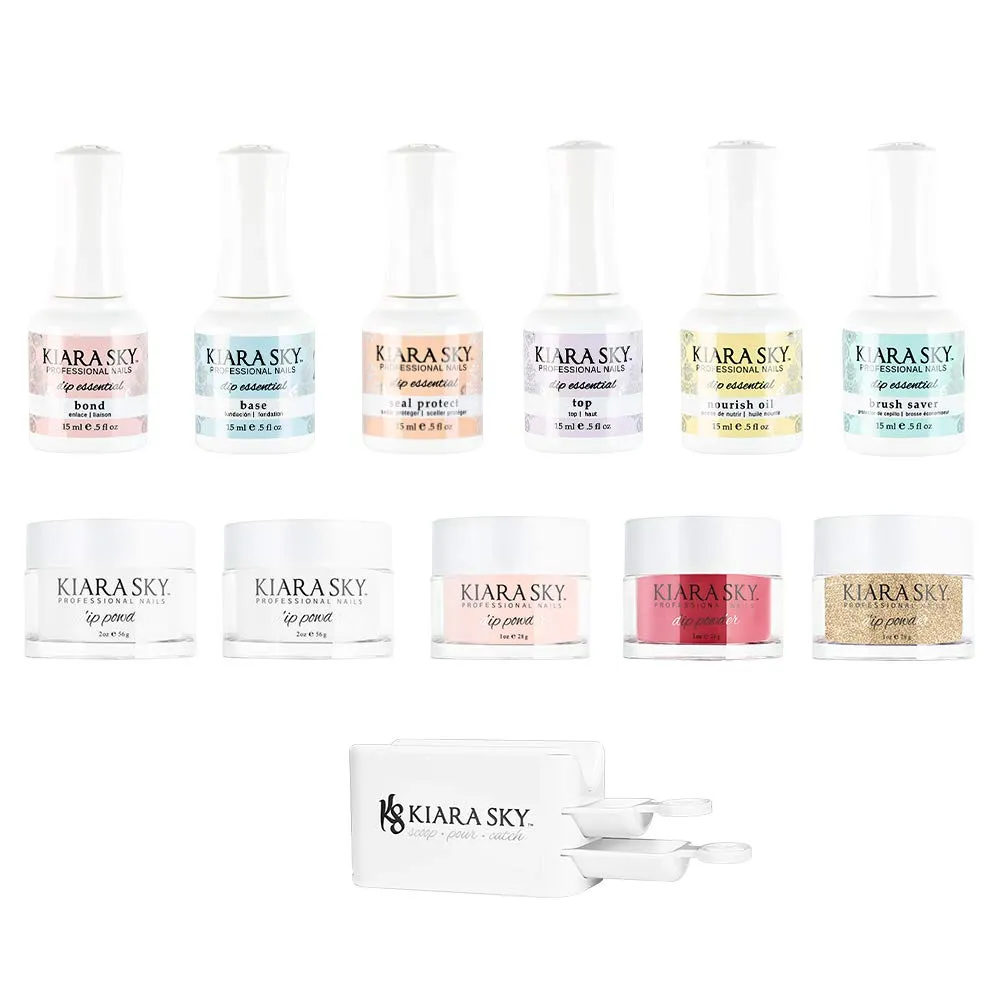Kiara Sky Color Dip Powder Kit | Full Size | with Recycling System