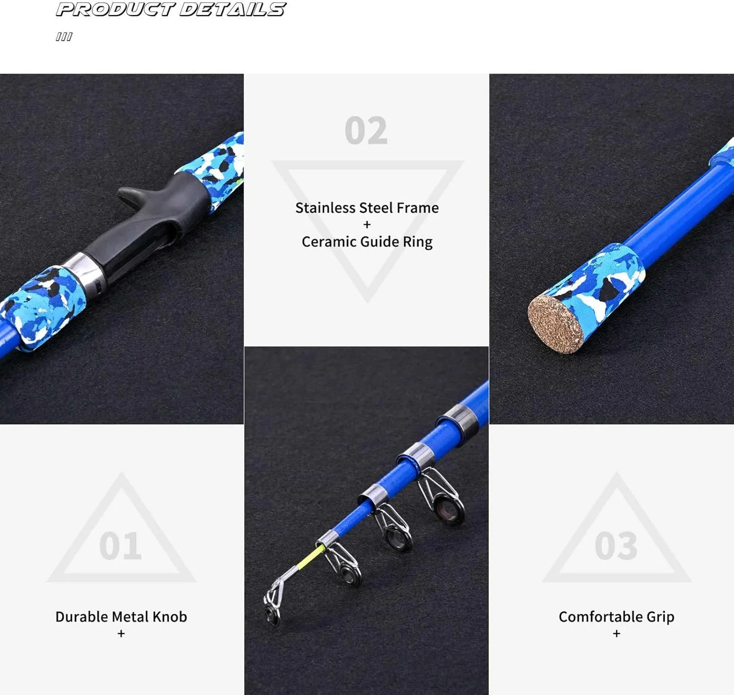 Kids Fishing Pole for Ages 5-12, Telescopic Fishing Rod and Reel Combo, Fiberglass Fishing Rod for Saltwater, 165cm Lightweight Design