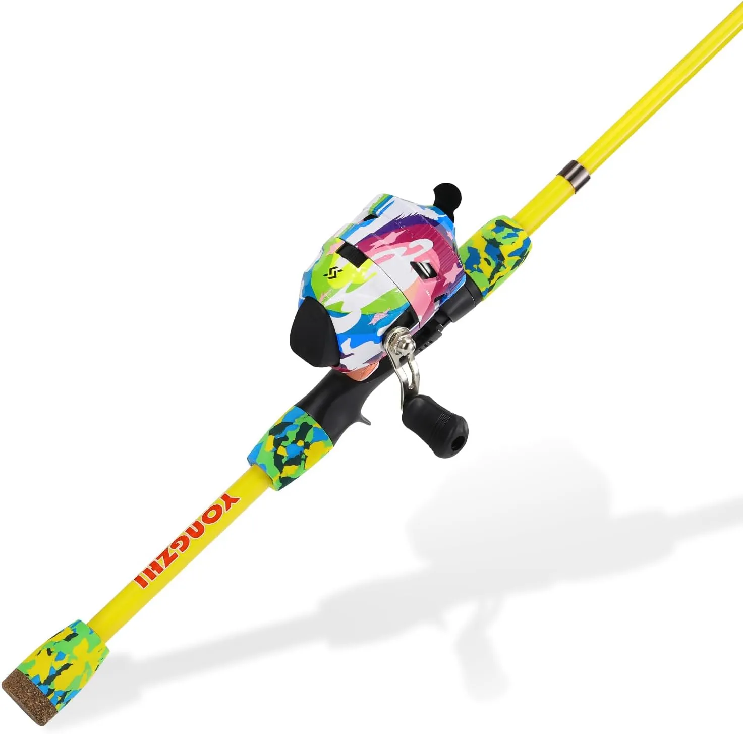 Kids Fishing Rod and Reel Combo,Light Weight Fishing Pole with Spincast Fishing Reel Tackle Bag Lures for Youth,Girls and Boys Good Starter Fishing Kit