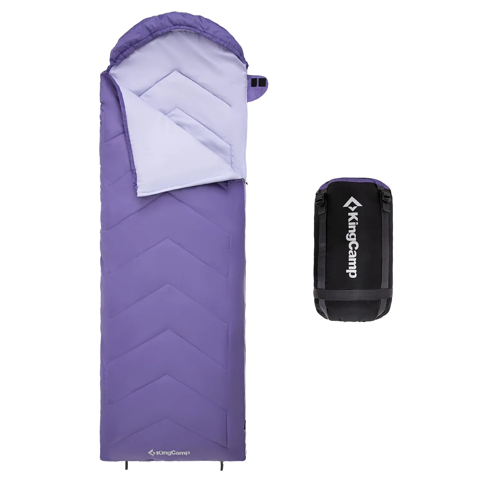 KingCamp HURON 250 Sleeping Bag-Envelope With Hood