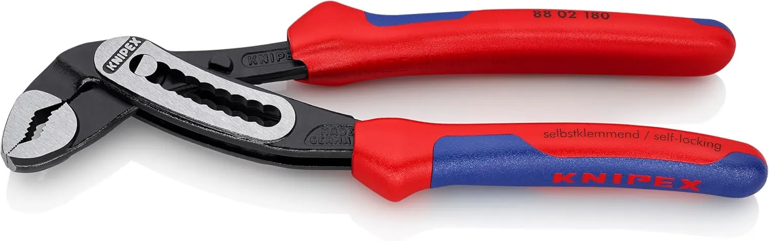 KNIPEX - 88 02 180 Tools - Alligator Water Pump Pliers, Multi-Component (8802180)