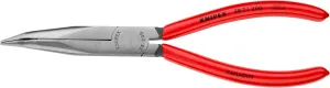 KNIPEX Long Nose 40 Angled Pliers w/out Cut, Red