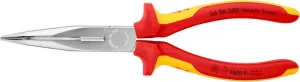 KNIPEX Tools 26 26 200 SB Long Nose Pliers 1000V Insulated, 8-Inch, Multi