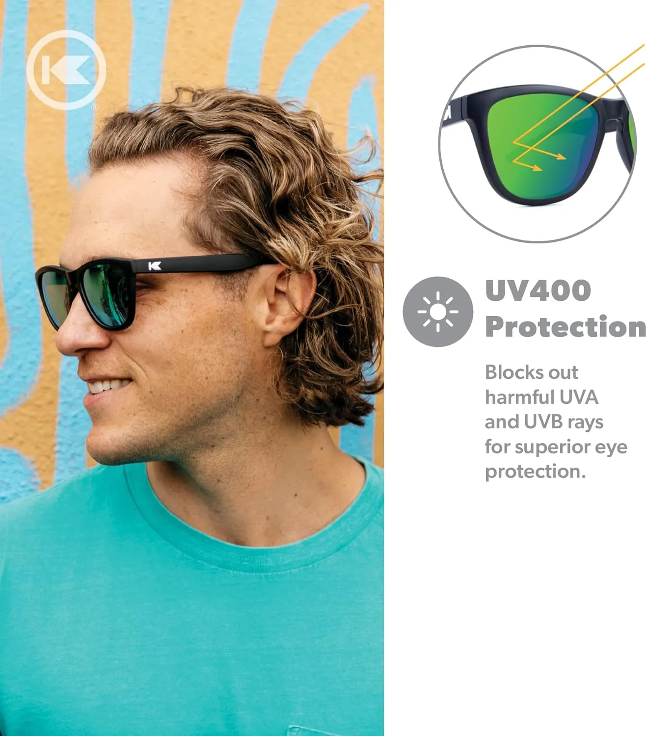 Knockaround Premiums and Sport Polarized Sunglasses for Men & Women - Impact Resistant Lenses & Full UV400 Protection