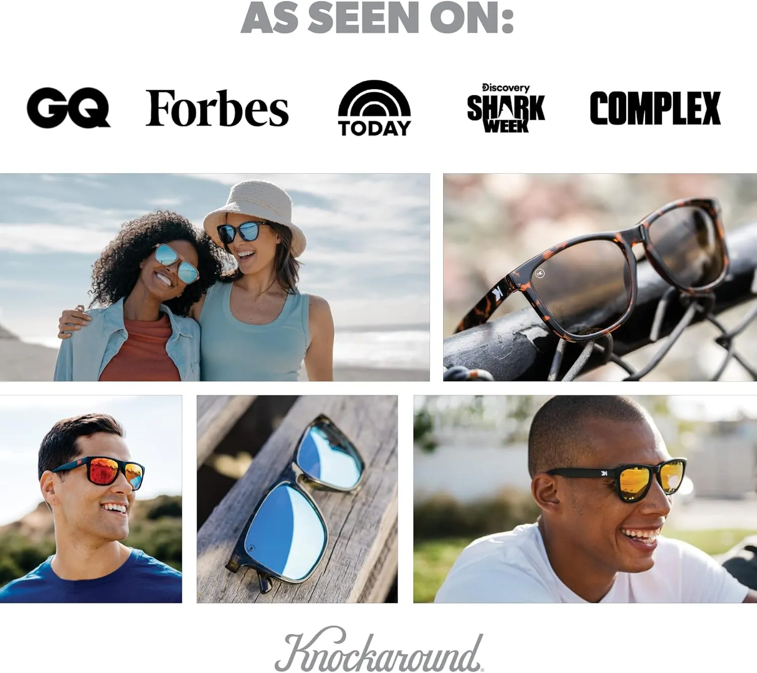 Knockaround Premiums and Sport Polarized Sunglasses for Men & Women - Impact Resistant Lenses & Full UV400 Protection
