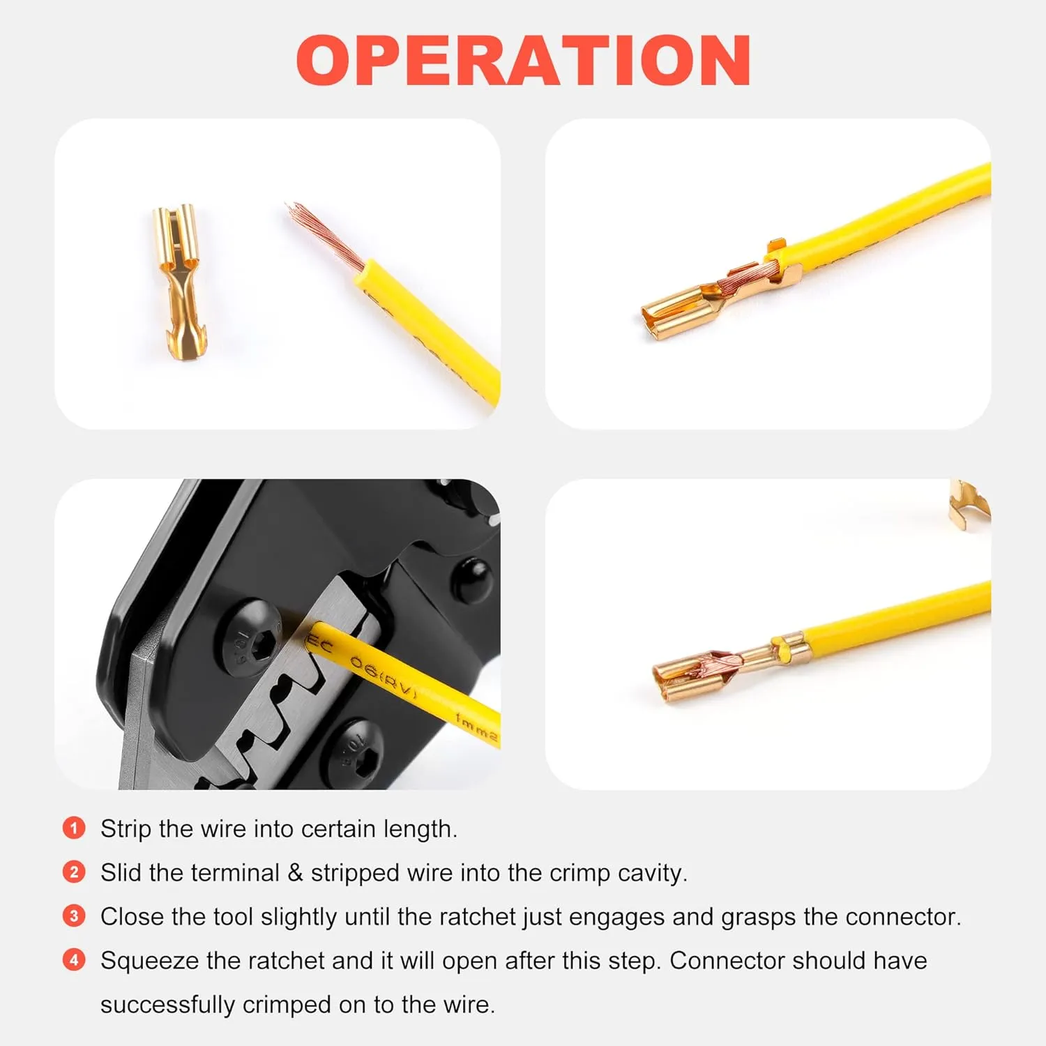 Knoweasy JST Crimper and Molex Crimper Compatible with JST, Dupont, Molex terminals - Precision Wire Crimp Tool