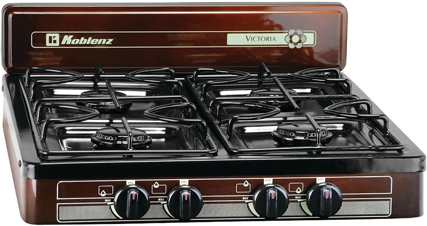 Koblenz PFK-400 4-Burner Outdoor Gas Stove, Conector 3/8 NPT F-3/8