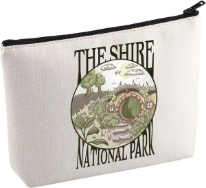 KUIYAI Fantasy Movie Inspired Toiletry Bag H Gift Ring Power Gift Fellowship Gift The Shire National Park Makeup Bag For Fans (NationalParkMup)