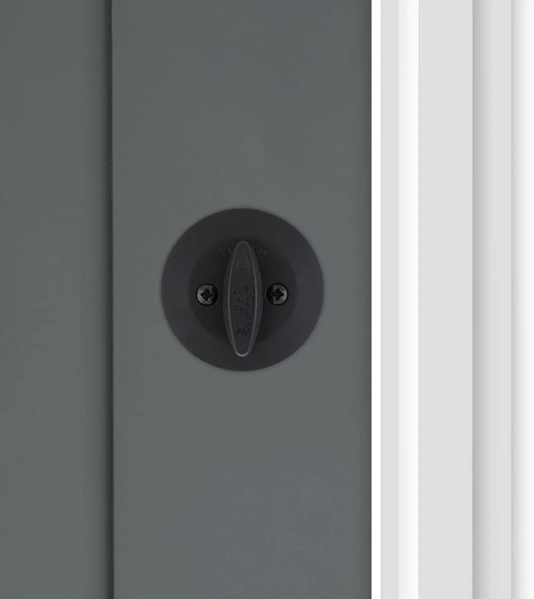 Kwikset 660 Deadbolt Deadbolt Lock, Matte Black Round Exterior Keyed Front Entry Door, Pick Resistant SmartKey Rekey Security, Single Cylinder Dead Bolt