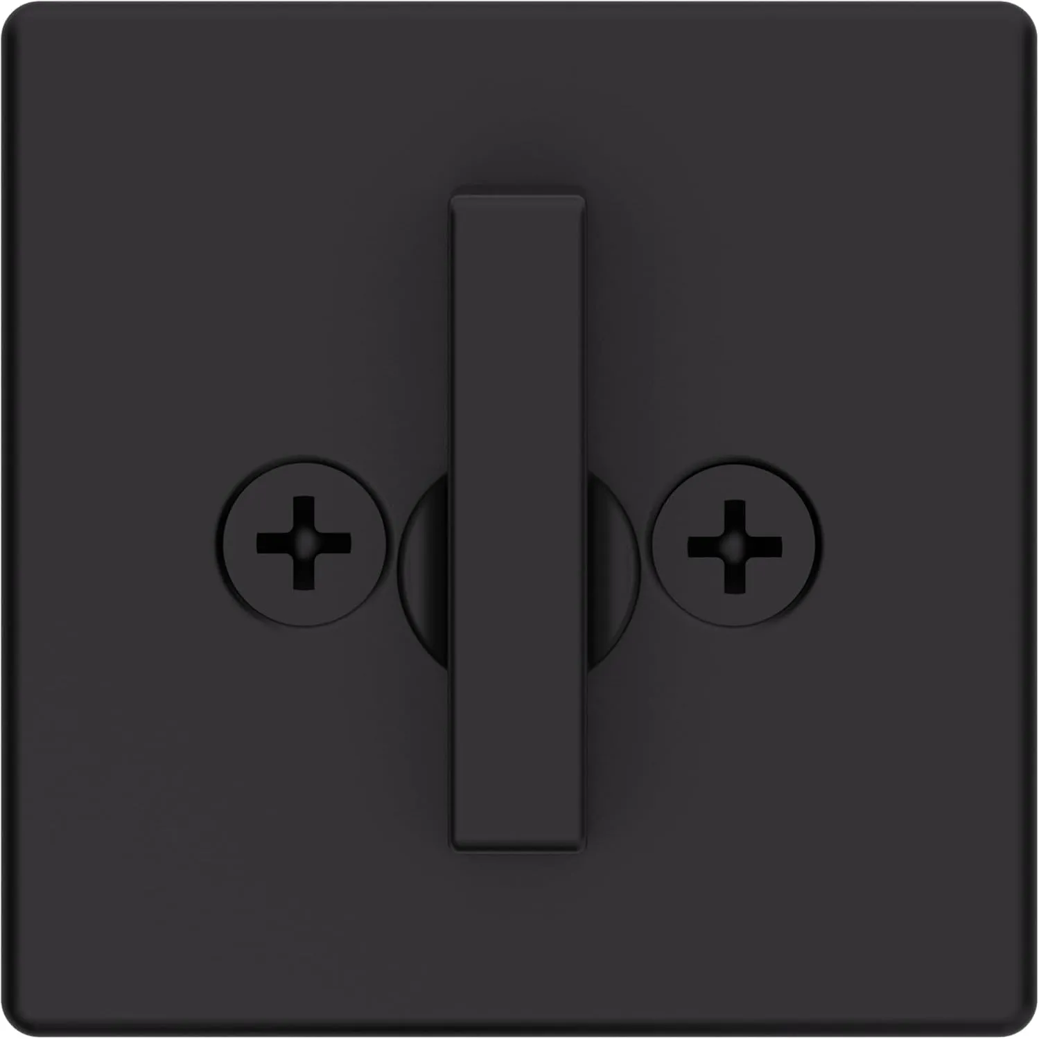 Kwikset 817 Deadbolt Lock, Matte Black Square Exterior Keyed Front Entry Door, Pick Resistant SmartKey Rekey Security, Single Cylinder Dead Bolt, with Microban Protection