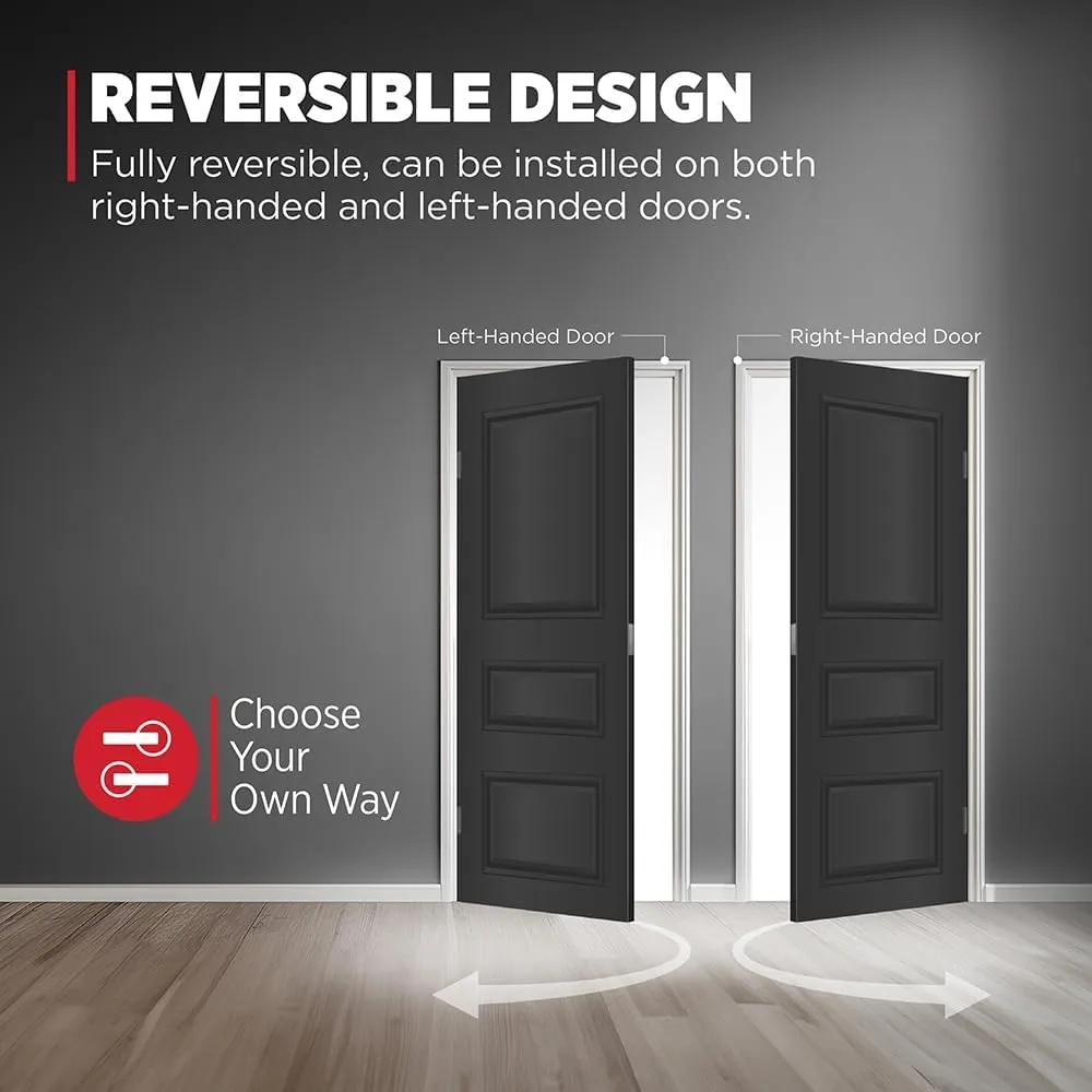 Kwikset Uptown Deadbolt Lock, Satin Nickel Round Exterior Keyed Front Entry Door, Pick Resistant SmartKey Rekey Security, Single Cylinder Dead Bolt, with Microban Protection