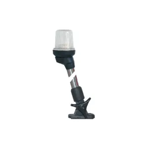LALIZAS All Round Lights - Folding Pole Light - Fixed Mount - 360° - 2nm - Black Housing - Pole Length: 25.0 in (63.5 cm)