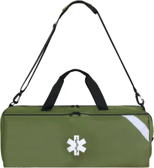 Large Medical Trauma Bag,Empty First Responder Bag,Large EMT Paramedic Economical First Aid Bag,Lightweight and Durable(Bag ONLY) (Green)