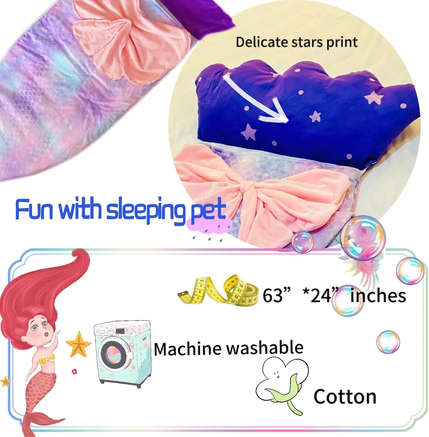 Large Size, Happy Kids Sleeping Bag, Animal Bags, Sleepy Sack, Comfy, Cozy, Compact, Sleeping Bag with Pillow, Soft Pillow, Nap Mat, Warm Plush with Cotton, Slumber Bag