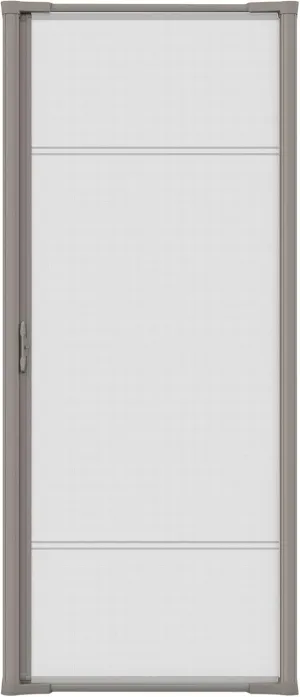 LARSON Brisa Single Sandstone Retractable Screen Door with EZ-Glide System and Secure Locking Latch Handle, Fits 78-in to 79-in Tall x 32-in to 36-in Wide Front Doors