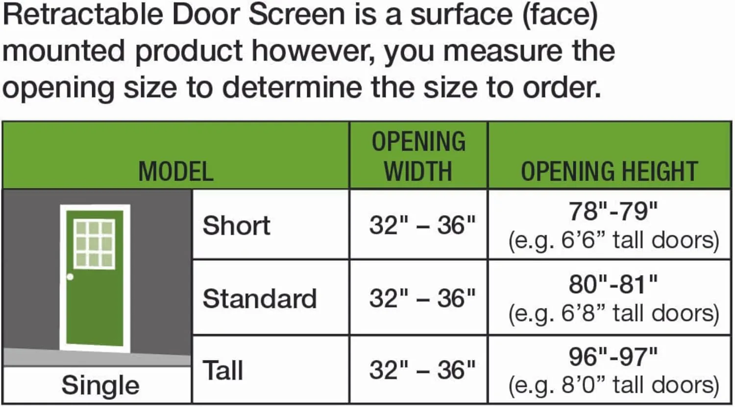 LARSON Brisa Single Sandstone Retractable Screen Door with EZ-Glide System and Secure Locking Latch Handle, Fits 78-in to 79-in Tall x 32-in to 36-in Wide Front Doors