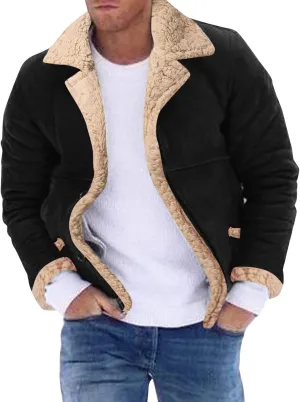 LCMTWX Mens Jackets Cottonpadded Jacket Stand Collar Knitted Splice Sweater Coat Casual Cardigan Stylish Outwear Men's