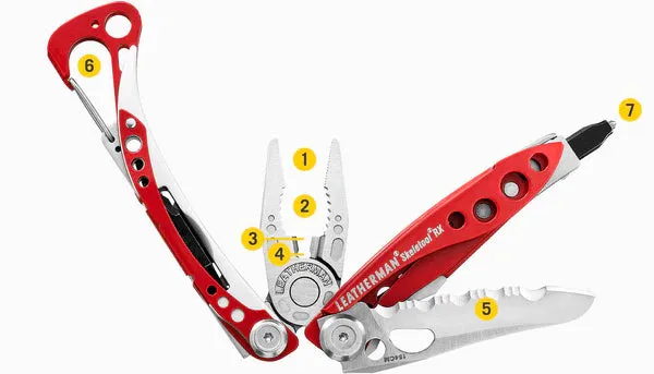 Leatherman 7 Tool Skeletool RX Rescue Multi-Tool (No Sheath)