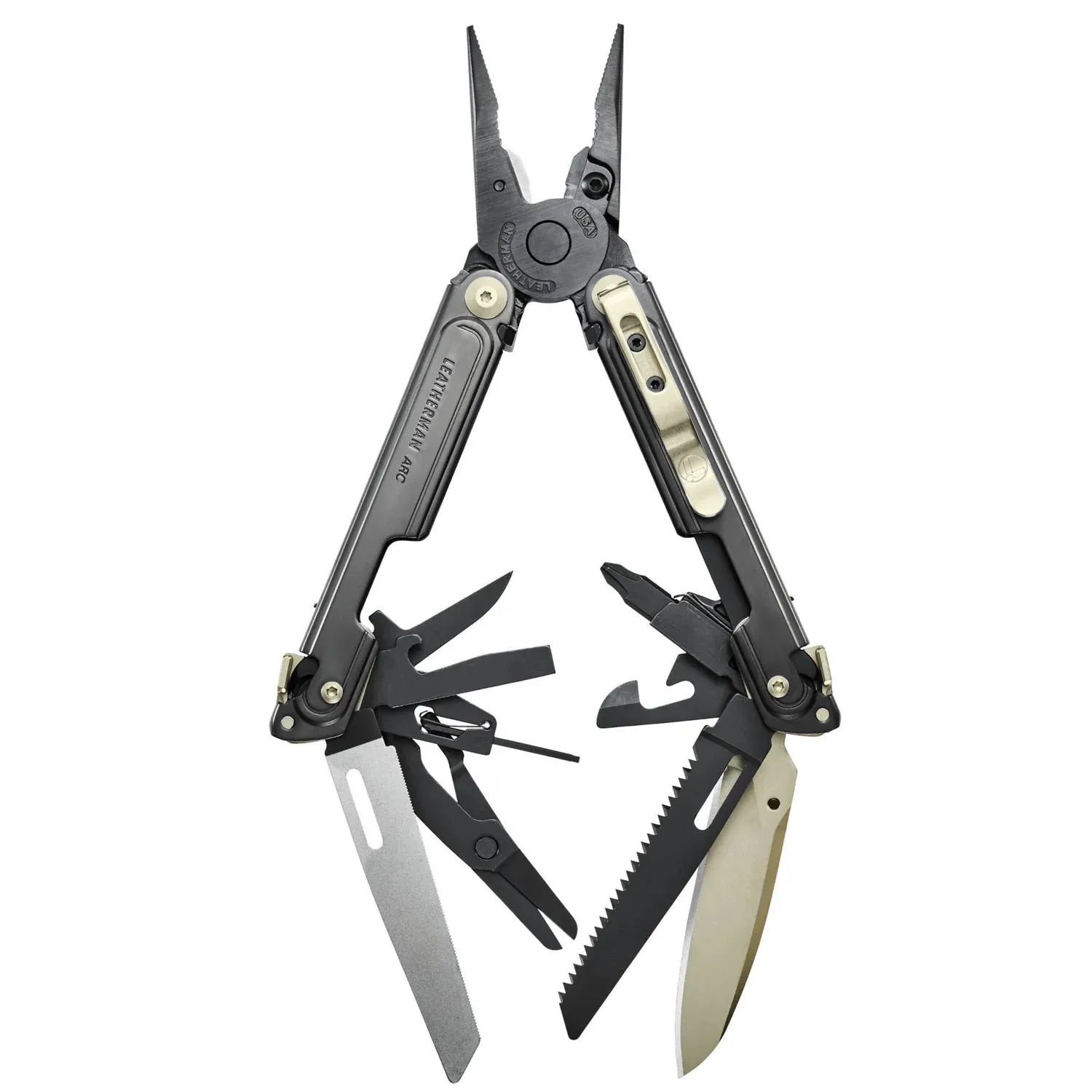 Leatherman ARC Multi-Tool with MagnaCut Blade (Limited Edition Obsidian w/ Heritage Sheath) (Customised)