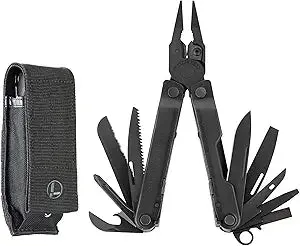 Leatherman Rebar 17-in-1 Multi-Tool W/420HC Straight/Serrated Blade Molle Black Sheath 831554