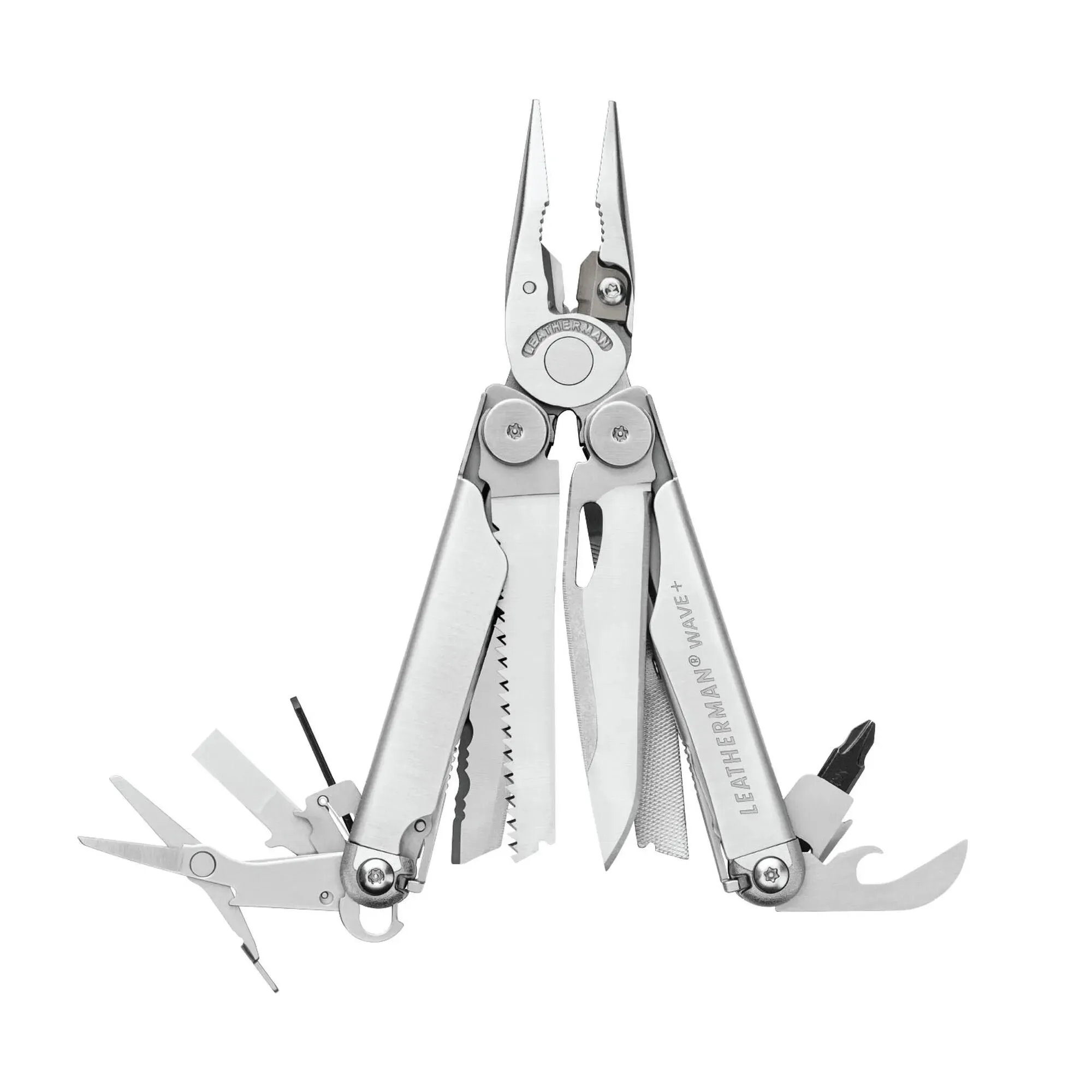 Leatherman Wave  Multi-Tool (Stainless Steel w/ Nylon Sheath)
