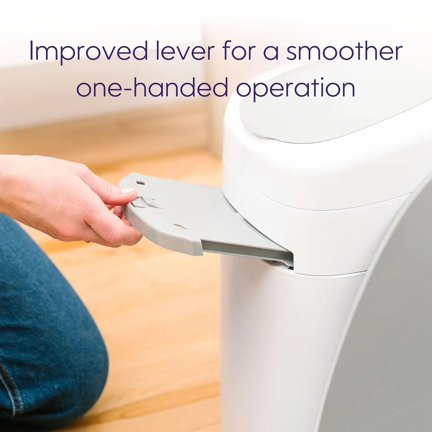 Litter Genie Style Pail |Cat Litter Waste Disposal System for Odor Control | Includes 1 Square Refill Bag