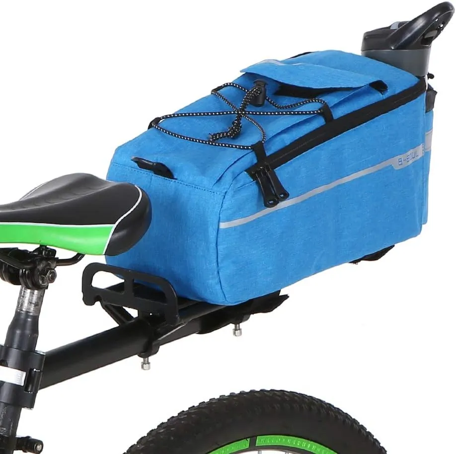 Lixada Bike Panniers Bike Trunk Bag Insulated Bag for Warm/Cool Items, Bicycle Rear Rack Storage Luggage Bicycle Seat Multifunctional Insulated Trunk Cooler Bag Shoulder Bag 11.4 6.3 6.7in