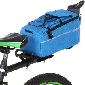 Lixada Bike Panniers Bike Trunk Bag Insulated Bag for Warm/Cool Items, Bicycle Rear Rack Storage Luggage Bicycle Seat Multifunctional Insulated Trunk Cooler Bag Shoulder Bag 11.4 6.3 6.7in