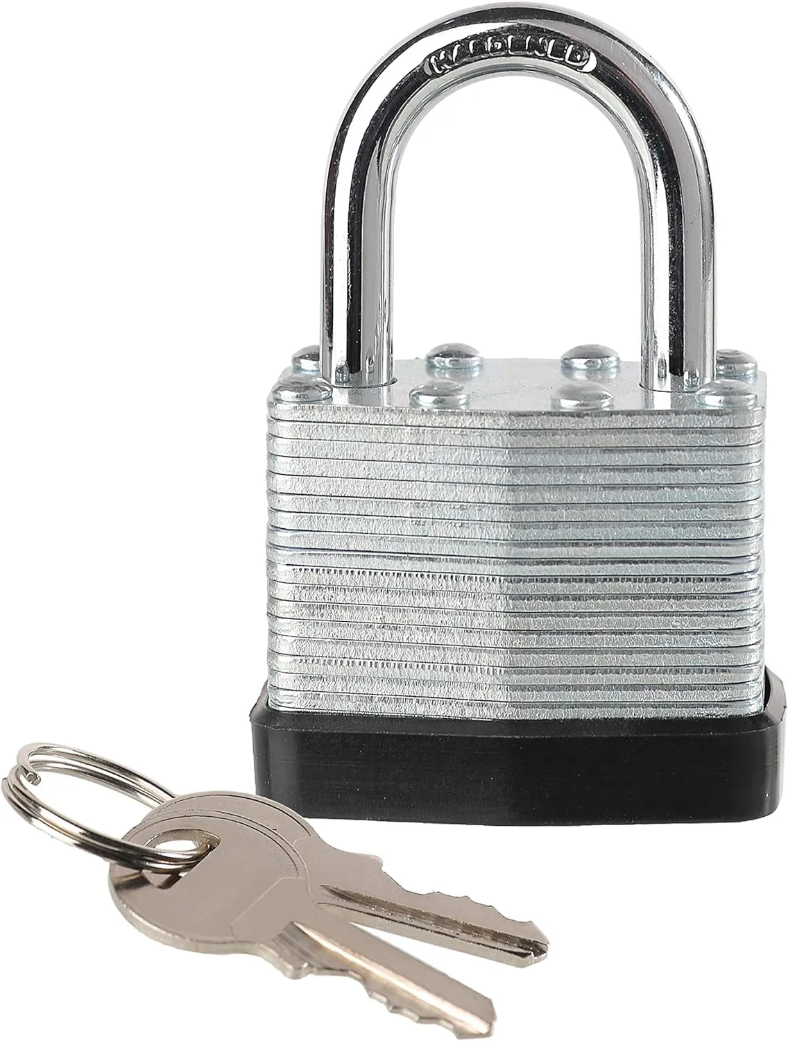 Lock, Laminated Steel Keyed Padlock, Keyed Alike Locks, Big Key Head, Normal Shackle Padlock-Pack of 24