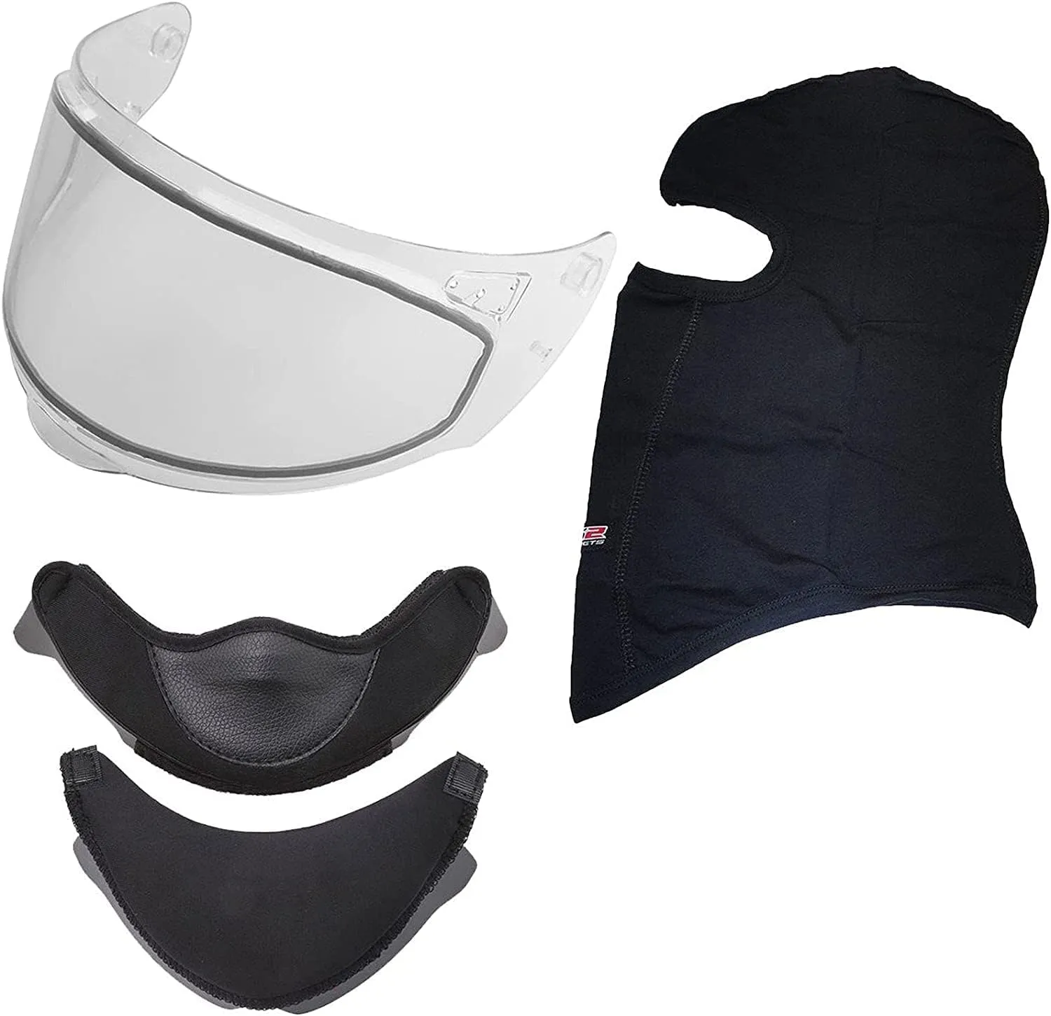 LS2 Strobe Snow Dual Pane Upgrade Kit Street Motorcycle Helmet Accessories - Clear / One Size