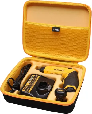 LTGEM Case Compatible with DEWALT DCF680N2 8V MAX Cordless Screwdriver, Batteries and Charger, Case Only