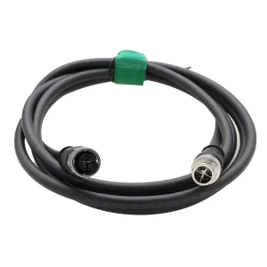 Machine Vision Sensor Barcode Reader Automation Ethernet Network Adapter Cable, M12 8 Pin X-Coded Male to 8-Pole X-Coding Female for Basler Cognex Kathrein Keyence Baumer Datalogic 1M