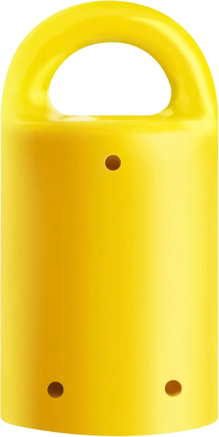 MagnetPAL Neodymium Anti-Rust Magnet, Magnetic Stud Finder, Hide-A-Key, Tool Holder & Retrieval, Magnet 12lb Pull, Indoor or Outdoor Multi Use Tools, Quick Release Keys Yellow