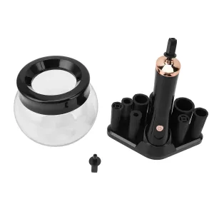Makeup Brush Cleaner, Makeup Brush Dryer Fast and Dry for the Home (Black)