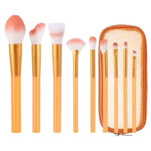 Makeup Brushes with Storage Case, 9 Pcs Premium Synthetic Foundation Brush,Eyeshadow Powder Blending Eyeliner Contour Concealer Brush Set,Gifts for Mom
