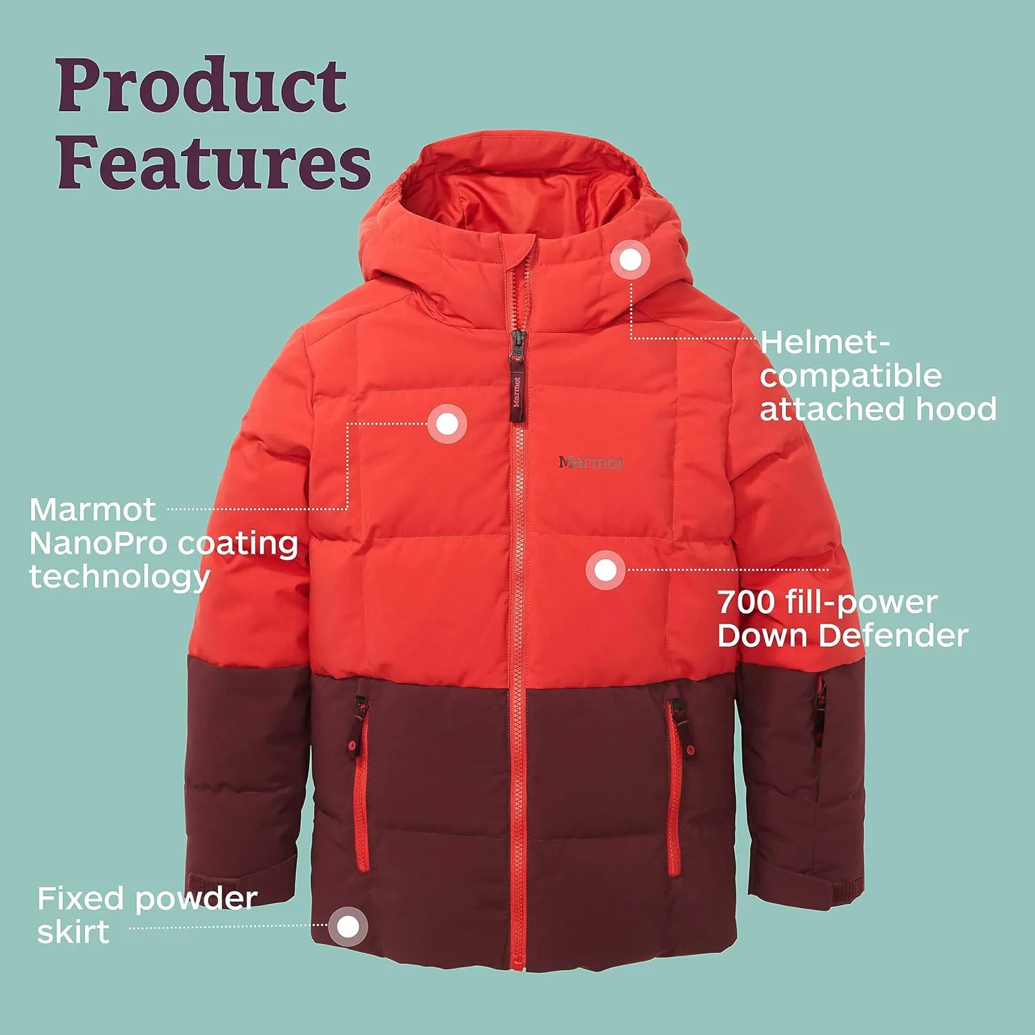 MARMOT Kid's Polar Down Jacket