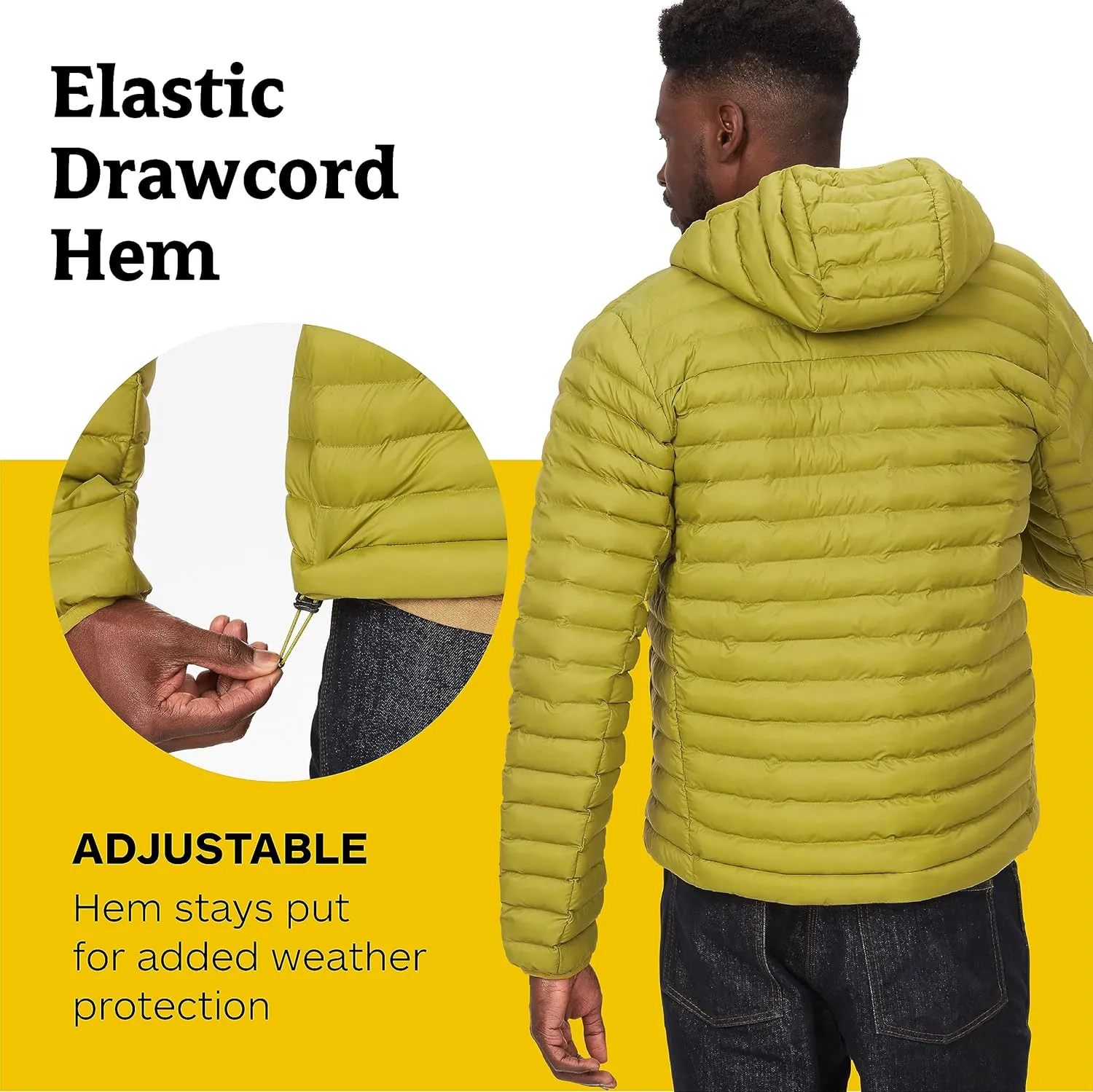 MARMOT Men's Echo Featherless Hoody - Lightweight Down-Alternative Puffer Jacket with Hood