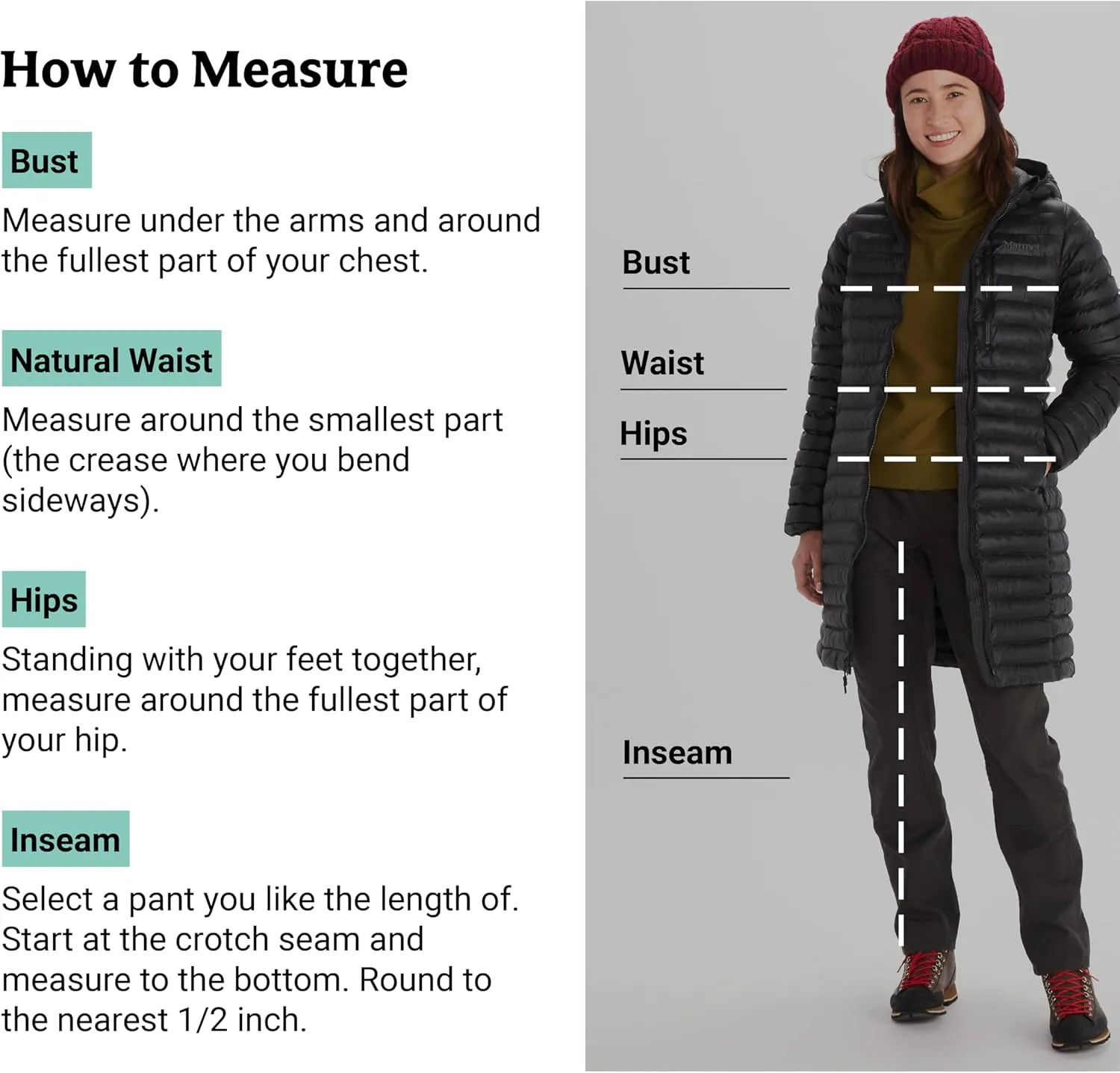 MARMOT Women's Echo Featherless Long Jacket - Mid-Thigh, Lightweight Down-Alternative Puffer with Hood