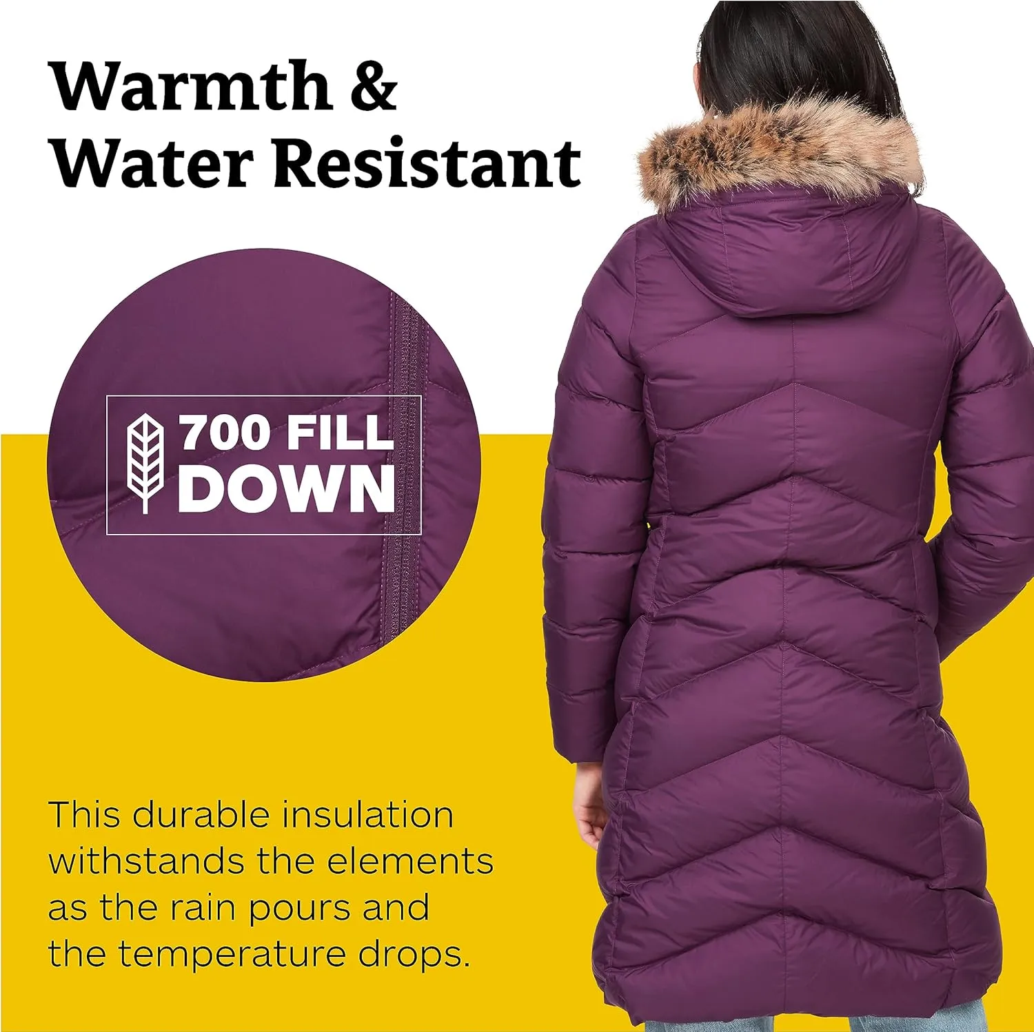 Marmot Women's Montreaux Full-Length Down Puffer Coat